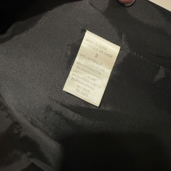 Theory Sabria NB Vest Size 2 Black New Tuxedo Tailored Sleeveless Blazer NWT - Picture 5 of 7